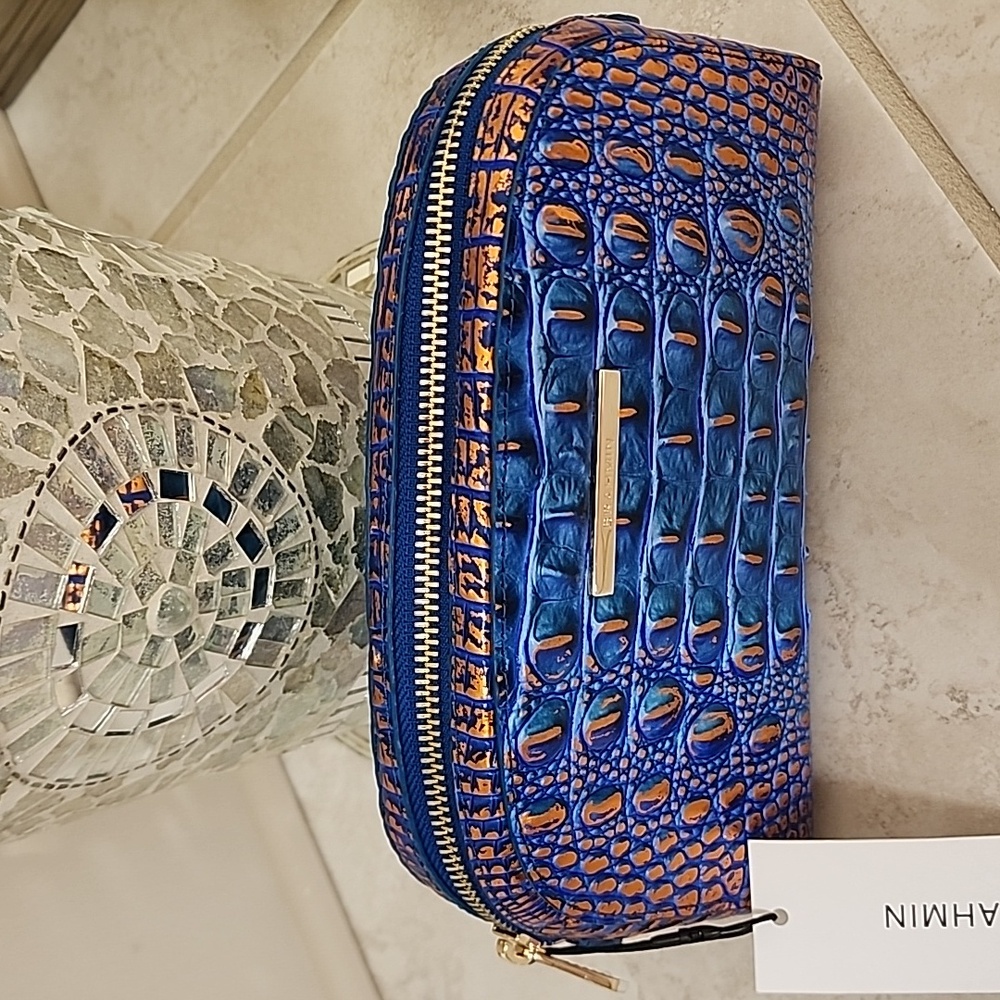 ๐๐ BRAHMIN DANY Deep Azure Cosmetic Case ๐๐ - Picture 4 of 12